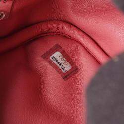 Pre Owned Chanel Matelasse Pink Lambskin Shoulder Bag