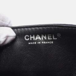 Pre Owned Chanel Matelasse Union Jack Navy Canvas Fabric Shoulder Bag