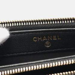 Pre Owned Chanel Mademoiselle Black Leather Shoulder Bag