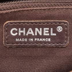 Pre Owned Chanel Brown Nubuck Leather Paris-Dubai Medallion Messenger Bag