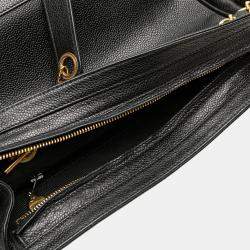 Pre Owned Chanel Black Triple CC Caviar Shoulder Bag