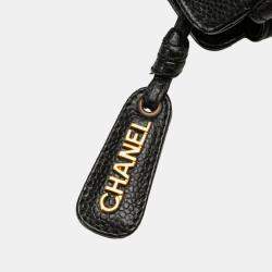 Pre Owned Chanel Black Triple CC Caviar Shoulder Bag