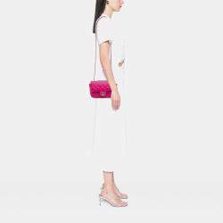 Pre Owned Chanel Pink Paris Seoul Small Rubber Coco Rain Flap