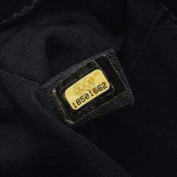 Pre Owned Chanel Boy Black Patent Leather Shoulder Bag