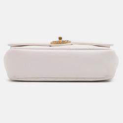 Pre Owned حقيبة كتف شانيل رفرف مفرد جلد العجل مبطن سي سي