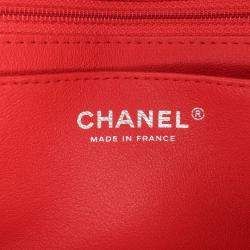 Pre Owned Chanel Single Flap Mini Rectangular Bicolor Patent Bag