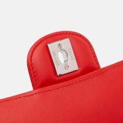 Pre Owned Chanel Single Flap Mini Rectangular Bicolor Patent Bag