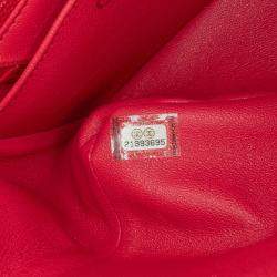 Pre Owned Chanel Classic Single Flap Mini Square Lambskin Bag