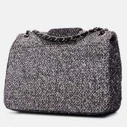 Pre Owned Chanel Elementary Chic Flap Tweed Sequin Bag