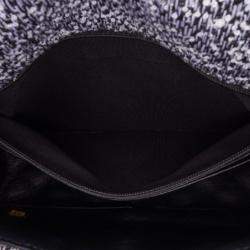 Pre Owned Chanel Elementary Chic Flap Tweed Sequin Bag