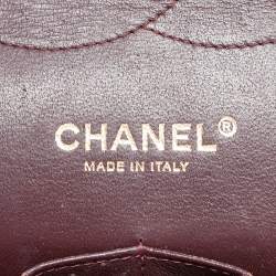 Pre Owned Chanel Black Quilted Caviar Leather Jumbo Classic Double Flap Bag