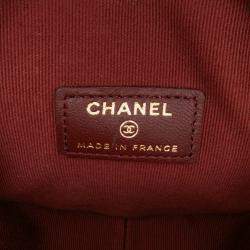 Pre Owned Chanel Black Mini Lambskin CC in Love Heart Crossbody Bag