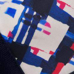 Pre Owned Chanel Airline White Multicolor Nylon Backpack