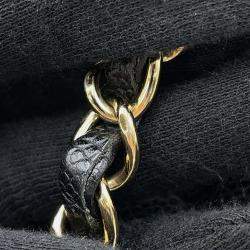 مملوكة مسبقًا Chanel Classic Double Flap Medium Black Caviar Leather Chain Shoulder Bag