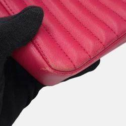 Pre Owned Chanel Pagoda Flap Pink Lambskin Chain Shoulder Bag
