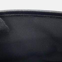 Pre Owned Chanel Matelasse Small Black Caviar Leather Messenger Bag