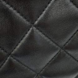 Pre Owned Chanel Matelasse Camera Case Black Lambskin Chain Shoulder Bag