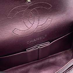 Pre Owned Chanel 2.55 Mini Metallic Pink Lambskin Chain Shoulder Bag