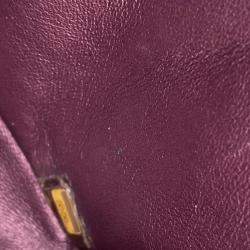 Pre Owned Chanel 2.55 Mini Metallic Pink Lambskin Chain Shoulder Bag