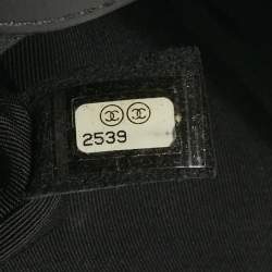 Pre Owned Chanel Black Quilted Leather Small Boy Flap Bag