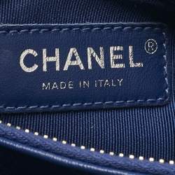 مملوكة مسبقًا Chanel Blue Quilted Leather Small Gabrielle Bag