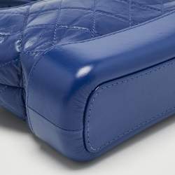 مملوكة مسبقًا Chanel Blue Quilted Leather Small Gabrielle Bag