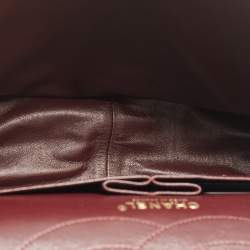 Pre Owned Chanel Black Quilted Aged Leather Classic 227 Reissue 2.55 Flap Bag