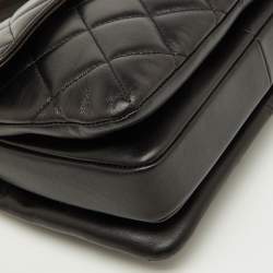 Pre Owned Chanel Black Quilted Leather Small Trendy CC Top Handle Bag