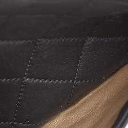 Pre Owned Chanel Black Quilted Leather All About Chains Waist Bag