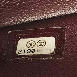 Pre Owned Chanel Black Quilted Leather Coco Envelope Flap Bag
