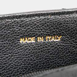 Pre Owned Chanel Black Mini CC Quilted Lambskin Single Flap