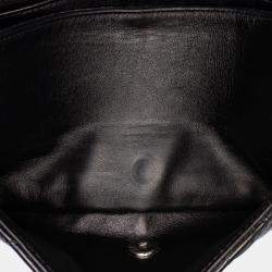 Pre Owned Chanel Classic Double Flap Medium Patent Leather Shoulder Bag