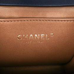 Pre Owned Chanel Chic Pearls Flap Small Lambskin Shoulder Bag