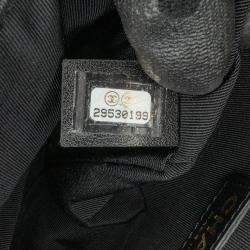 Pre Owned Chanel Braided With Love Flap Medium Raffia Shoulder Bag