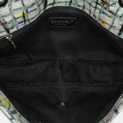 Pre Owned Chanel Hand Painted Graffiti Flap Medium Calfskin Shoulder Bag