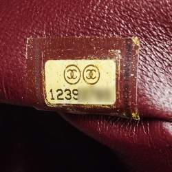 Pre Owned Chanel Black Quilted Patent Leather Jumbo Classic Single Flap Bag