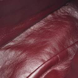 Pre Owned Chanel Black Quilted Patent Leather Jumbo Classic Single Flap Bag