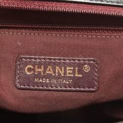 Pre Owned Chanel Black Calf Hair and Leather New Medium Boy Flap Bag