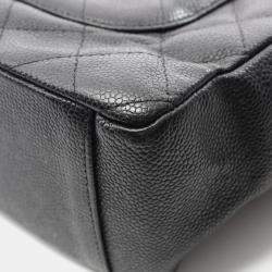 Pre Owned Chanel PST Black Calfskin Leather Tote Bag