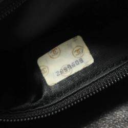 Pre Owned Chanel CC Black Leather Shoulder Bag