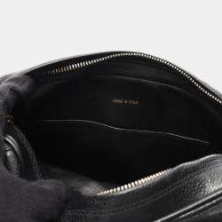 Pre Owned Chanel CC Black Leather Shoulder Bag