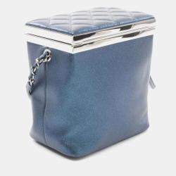 Pre Owned Chanel Coco Mark Green Leather Shoulder Bag