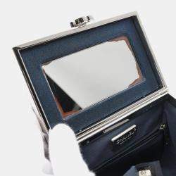 Pre Owned Chanel Coco Mark Green Leather Shoulder Bag