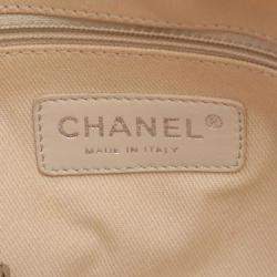 Pre Owned Chanel Matelasse Red Calfskin Tote Bag