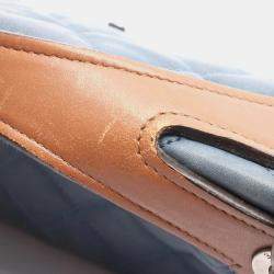 Pre Owned Chanel  In-The-Mix Medium Blue/Brown Leather Shoulder Bag