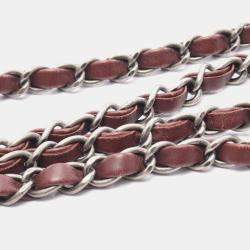 Pre Owned Chanel  In-The-Mix Medium Blue/Brown Leather Shoulder Bag