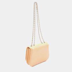 Pre Owned Chanel CC Beige Leather Shoulder Bag