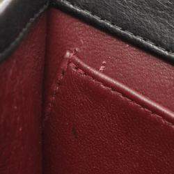 Pre Owned Chanel Full Flap Mini Black Lambskin Shoulder Bag