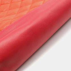 Pre Owned Chanel 31 Red/Orange Leather Shoulder Bag