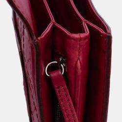 Pre Owned Chanel Red Medium Stitched Calfskin Citizen Flap